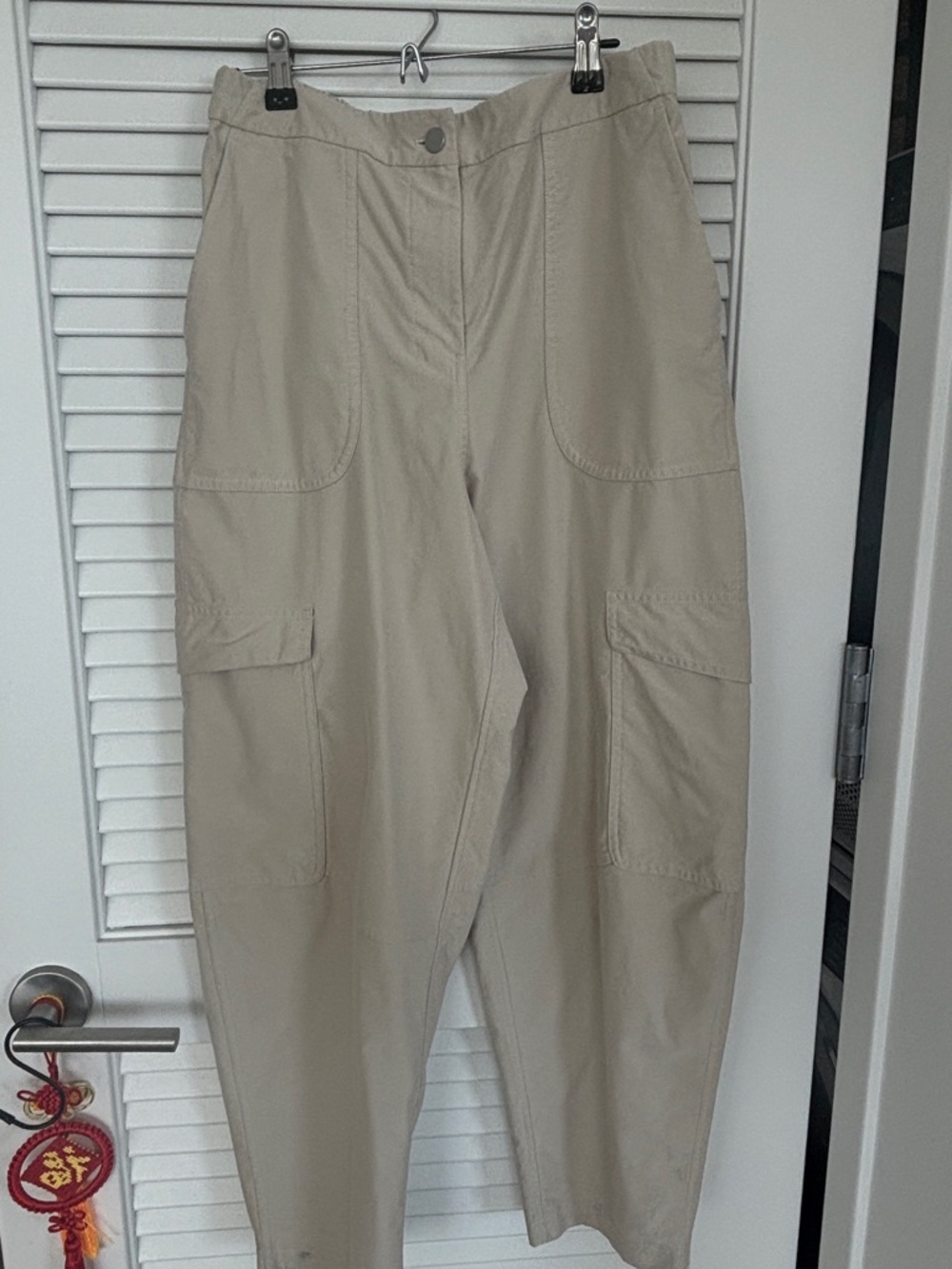 lululemon Light Utilitech Cargo Pocket High-rise Barrel Pants in Natural Ivory - Picture 3 of 7